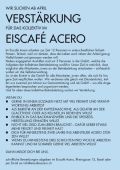 Eiscafé Acero sucht Verstärkung ab April